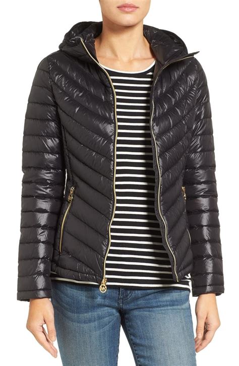 amazon michael kors packable down jacket|packable lightweight jacket Michael Kors.